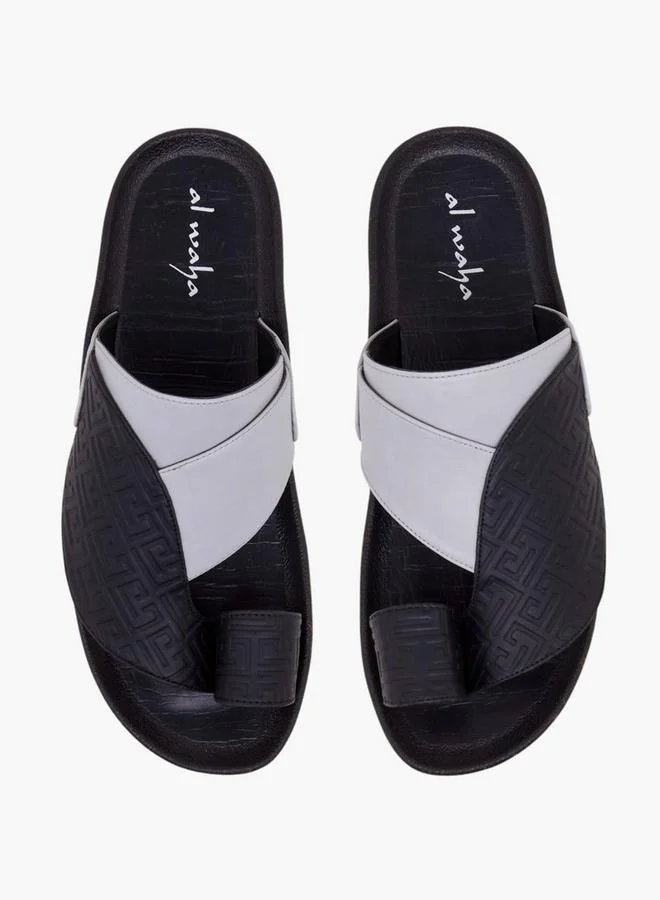 Al Waha Men Toe Loop Detail Arabic Sandals Ramadan Collection